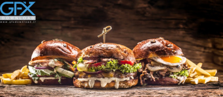 عکس همبرگر برای تصویر زمینه