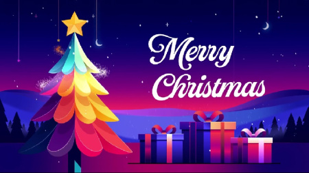 پروژه افتر افکت جشن کریسمس Merry Christmas