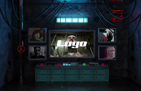 پروژه پریمیر معرفی در اتاق تاریک Monitor Dark Room Intro