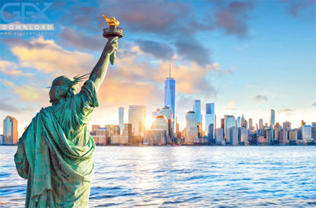 عکس مجسمه ازادی در نیویورک