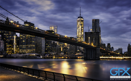 عکس نیویورک در شب