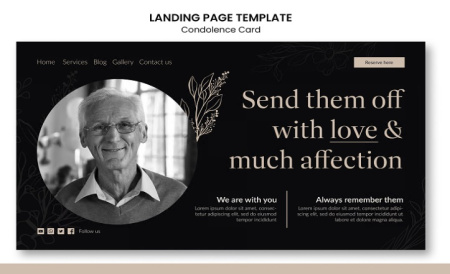 طرح لایه باز آگهی ترحیم پدر رایگان