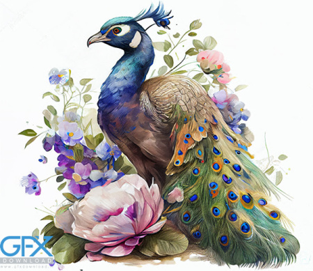 مجموعه 36 عکس طاووس با کیفیت بالا