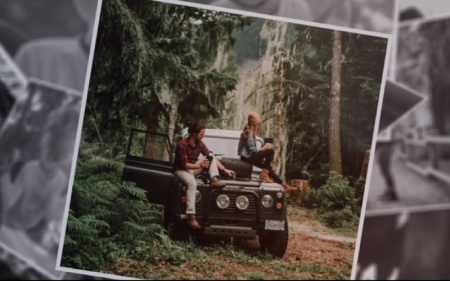 پروژه آماده افتر افکت اسلایدشو آلبوم عکس Photographs in Moments