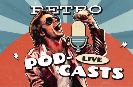 پروژه افتر افکت اینترو پادکست به سبک قدیمی Retro Podcast