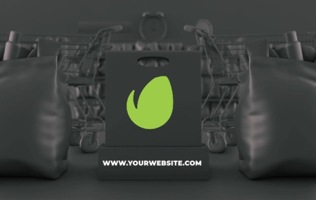 پروژه افتر افکت نمایش لوگو با موضوع خرید Shopping Time