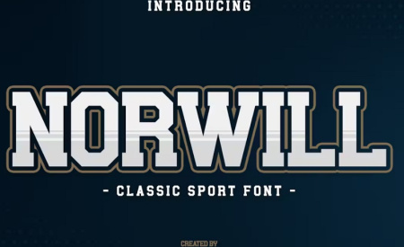 دانلود فونت ورزشی انگلیسی