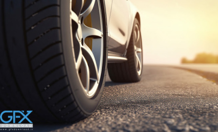 عکس لاستیک ماشین