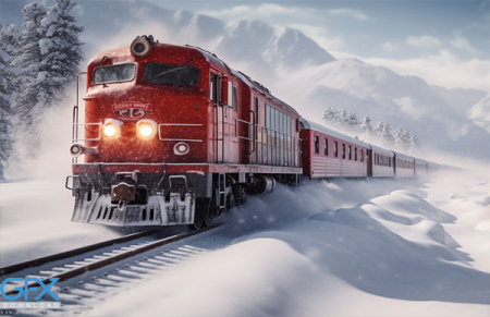 عکس قطار از بیرون