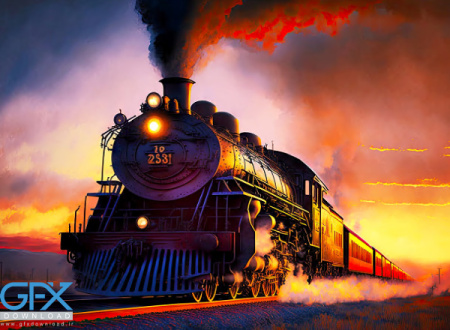 عکس زیباترین قطار جهان