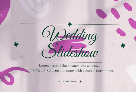 پروژه آماده افتر افکت ودینگ عروسی Wedding Slideshow