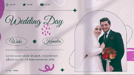 پروژه اسلایدشو افتر افکت عروسی Wedding Slideshow