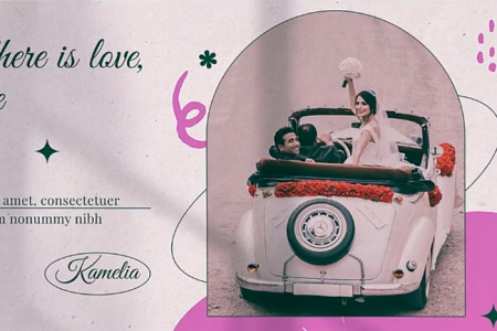 پروژه افتر افکت اسلایدشو و اینترو عروسی Wedding Slideshow