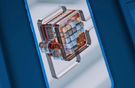 پروژه پریمیر موکاپ تکنولوژی در صفحه نمایش گوشی