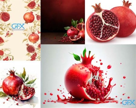 عکس انار شب یلدا