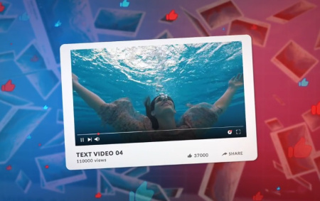 پروژه افتر افکت ساخت تیزر تبلیغاتی معرفی پیج یوتوب