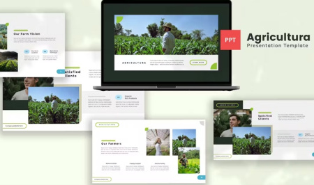 دانلود قالب پاورپوینت گلخانه