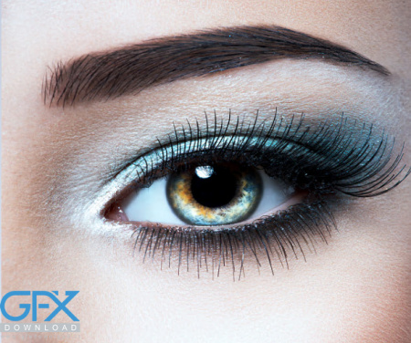 عکس چشم ابرو قهوه ای