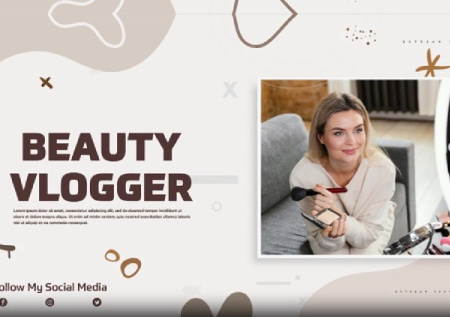 پروژه افتر افکت افتتاحیه برای بلاگر های زیبایی Beauty Vlogger