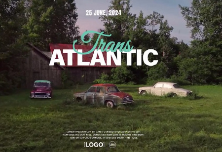 پروژه آماده پریمیر معرفی با تایپوگرافی Cinematic Vibes