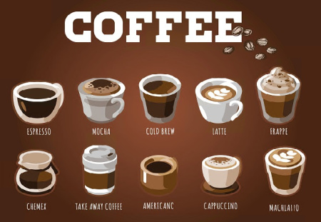 وکتور لایه باز قهوه