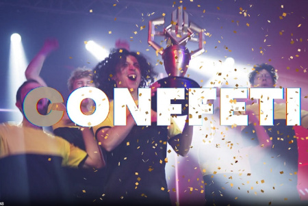 پروژه افتر افکت 12 ترانزیشن کاغذ رنگی Conffeti Transitions