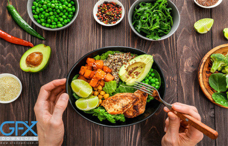 عکس غذای رژیمی باشگاه