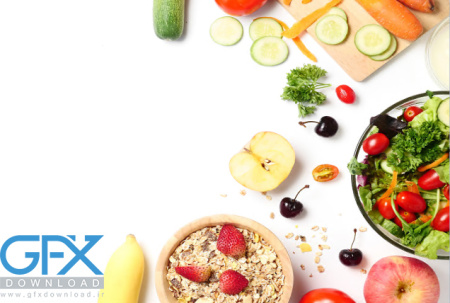 عکس غذای رژیمی سبزیجات