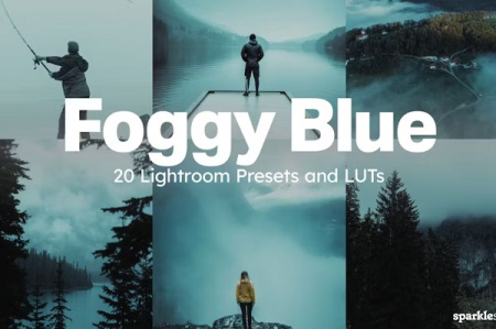 پریست لایت روم مه آلود آبی 20 Foggy Blue