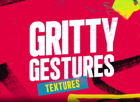 پروژه پریمیر عناصر گرانج Gritty Gestures Textures Titles