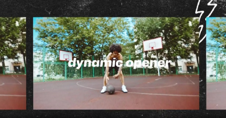 پروژه پریمیر معرفی فیلم گرانج Quick Grunge Opener