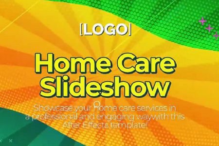 پروژه افتر افکت اسلایدشو خدمات مراقبت در منزل