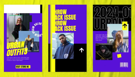 پروژه افتر افکت 6 ریل و استوری اینستاگرام Hosea Hypebeast