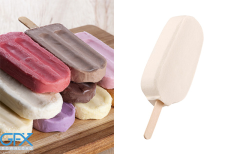 دانلود عکس بستنی چوبی