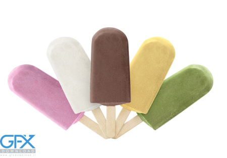 عکس چوب بستنی رنگی