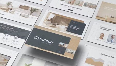 تم پاورپوینت دکوراسیون داخلی Indeco