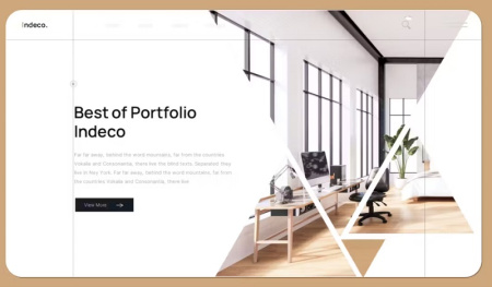 قالب پاورپوینت دکوراسیون داخلی Indeco