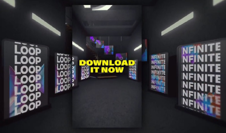 پروژه افتر افکت موکاپ گالری عکس سه بعدی 3D Gallery Mockup