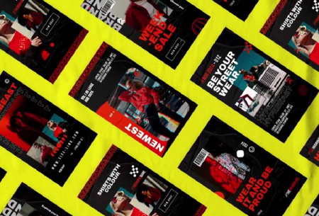 پروژه افتر افکت استوری اینستاگرام Recto Streetwear Stories