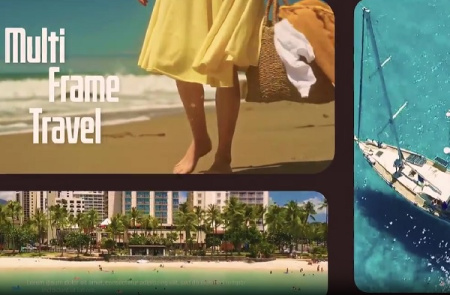 پروژه افتر افکت ارائه چند صفحه ای سفر Fresh Multiscreen Travel