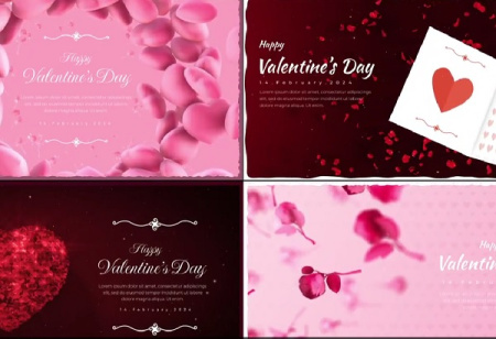 پروژه پریمیر کارت تبریک ولنتاین Valentines Day Greetings