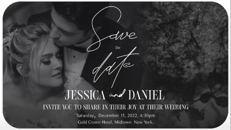 پروژه افتر افکت 5 دعوت نامه عروسی Clean Wedding Invitation