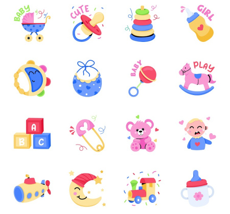 آیکون های کودک و بچه گانه