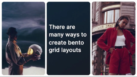 پروژه اسلایدشو افتر افکت شبکه ای Bento Grid Slideshow