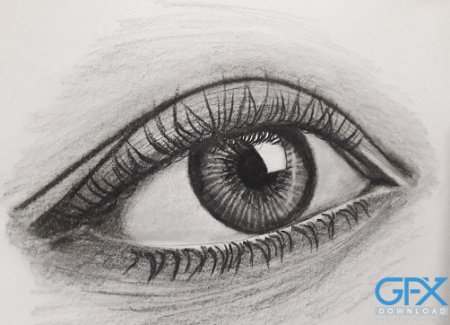 عکس چشم طراحی ساده