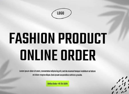 پروژه افتر افکت تیزر تبلیغاتی محصولات مد و فشن