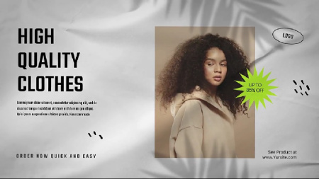 پروژه افتر افکت تیزر تبلیغاتی محصولات مد و فشن