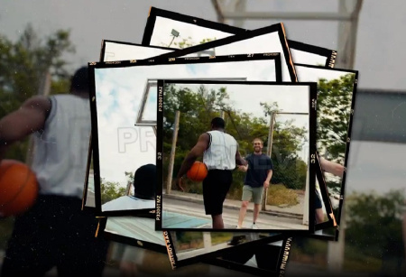 پروژه افتر افکت ترانزیشن کلاژ فیلم Film Frame Collage