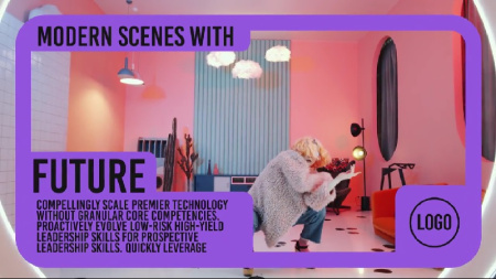 دانلود پروژه پریمیر نمایش تایتل Future Frame Big Titles