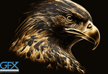 عکس زیبا از عقاب طلایی